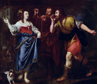 Rahab and the Emissaries of Joshua by Italian School